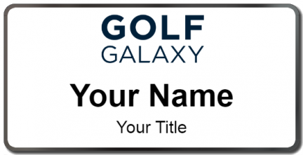 Custom name badges for Golf Galaxy