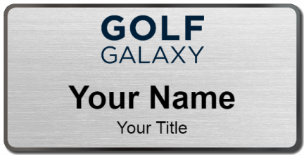 Custom name badges for Golf Galaxy