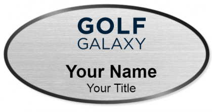 Custom name badges for Golf Galaxy