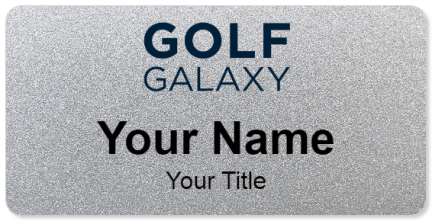Custom name badges for Golf Galaxy