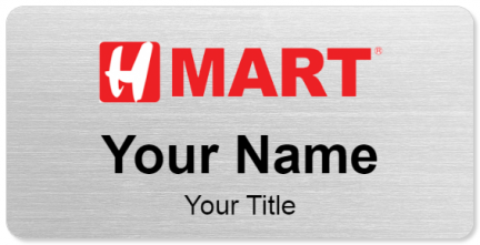 Custom name badges for H Mart