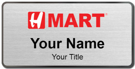 Custom name badges for H Mart