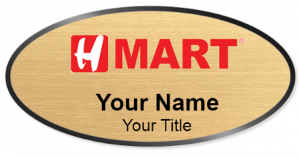 Custom name badges for H Mart