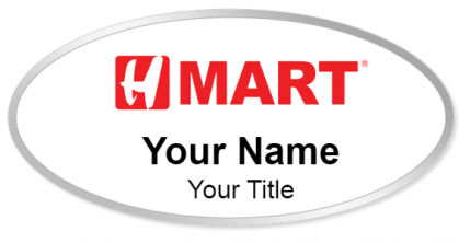 Custom name badges for H Mart
