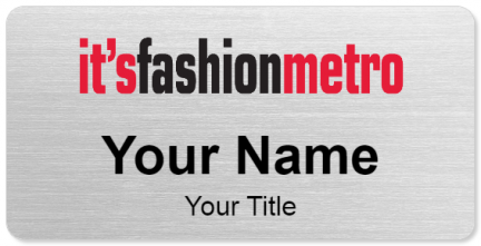 Custom name badges for Its Fashion Metro