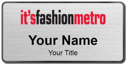 Custom name badges for Its Fashion Metro