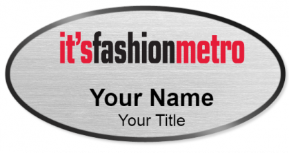 Custom name badges for Its Fashion Metro