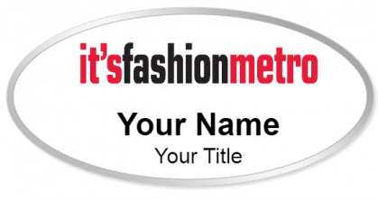 Custom name badges for Its Fashion Metro