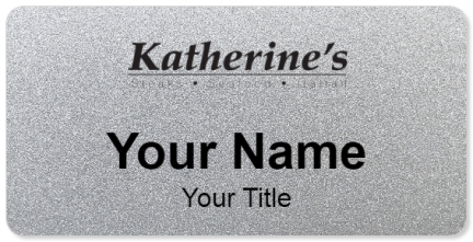 Custom name badges for Katherines Restaurant