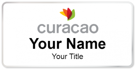 Custom name badges for La Curacao