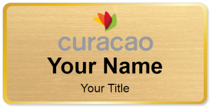 Custom name badges for La Curacao
