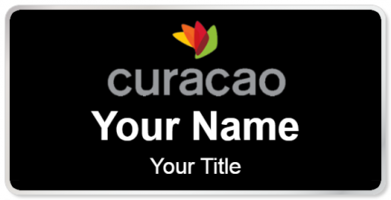 Custom name badges for La Curacao