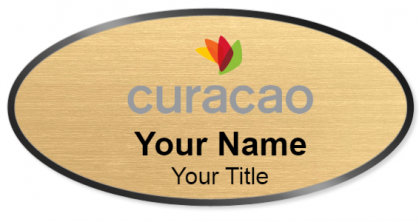 Custom name badges for La Curacao