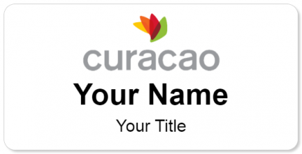 Custom name badges for La Curacao