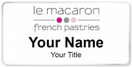Le Macaron French Pastries Template Image