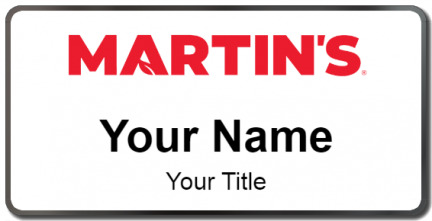 Custom name badges for Martins Foodmart