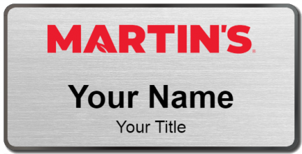 Custom name badges for Martins Foodmart