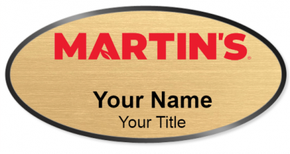Custom name badges for Martins Foodmart