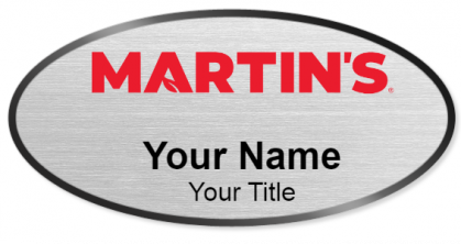 Custom name badges for Martins Foodmart