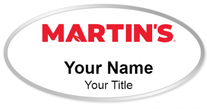 Custom name badges for Martins Foodmart