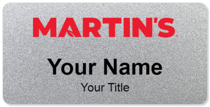 Custom name badges for Martins Foodmart