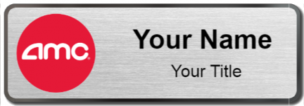 Custom name badges for AMC Theaters