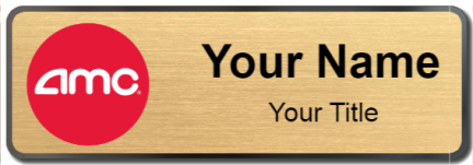 Custom name badges for AMC Theaters
