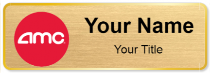Custom name badges for AMC Theaters