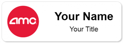 Custom name badges for AMC Theaters