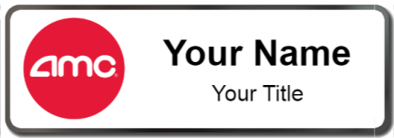 Custom name badges for AMC Theaters