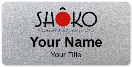 Custom name badges for Shoko Restaurant & Lounge Club