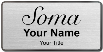 Custom name badges for Soma