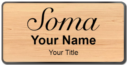 Custom name badges for Soma