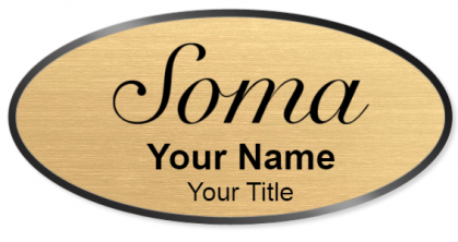 Custom name badges for Soma