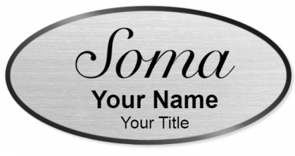 Custom name badges for Soma