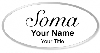 Custom name badges for Soma