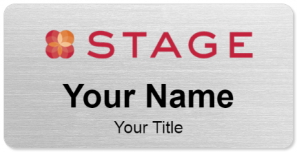 Custom name badges for Stage