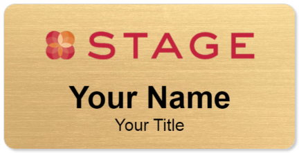 Custom name badges for Stage