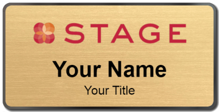Custom name badges for Stage