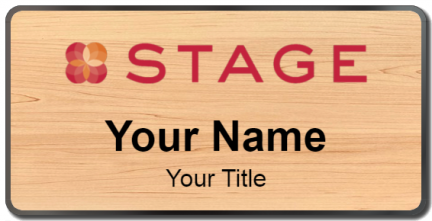 Custom name badges for Stage