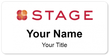 Custom name badges for Stage