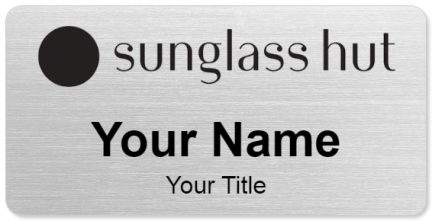 Custom name badges for Sunglass Hut