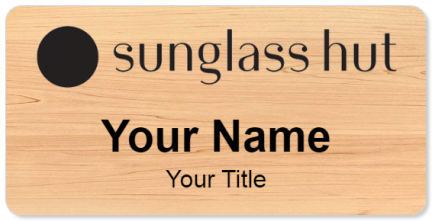 Custom name badges for Sunglass Hut