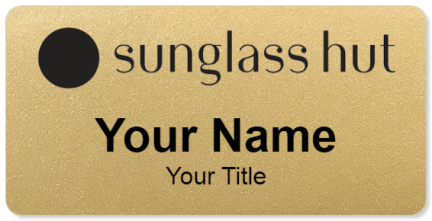 Custom name badges for Sunglass Hut