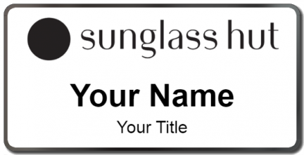 Custom name badges for Sunglass Hut