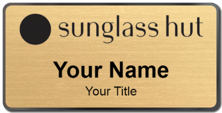 Custom name badges for Sunglass Hut