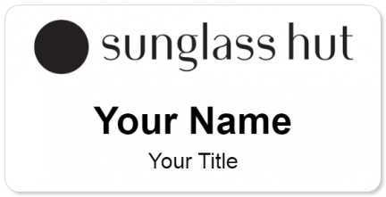 Custom name badges for Sunglass Hut
