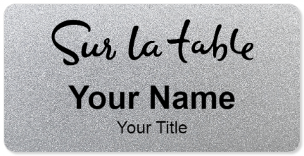 Custom name badges for Sur La Table