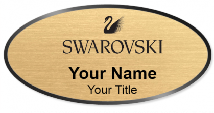 Custom name badges for Swarovsky