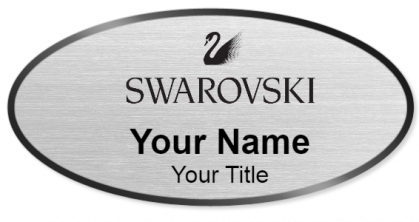 Custom name badges for Swarovsky